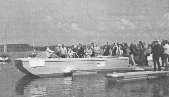 Bootstaufe am 22.Mai 2008 auf dem Schladitzer See