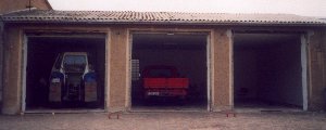 Der Altbau kurz vor dem Abri